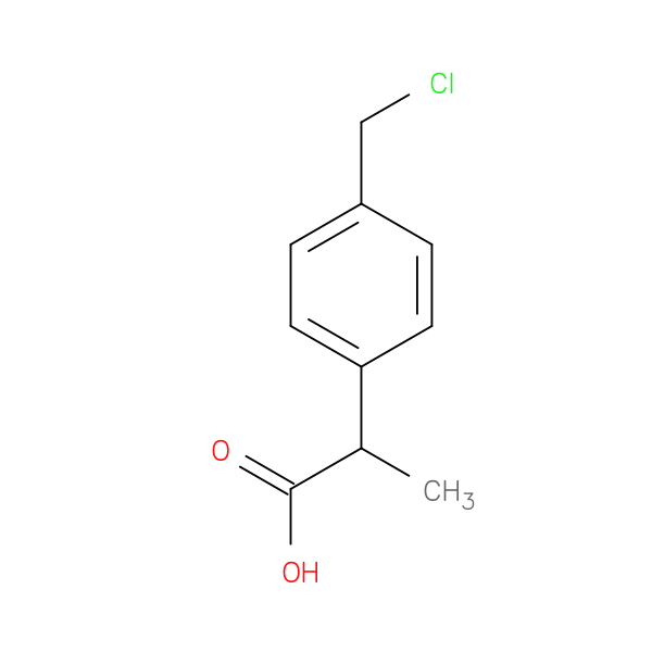 2-(4-(Chloromethyl)phenyl)propanoic acid