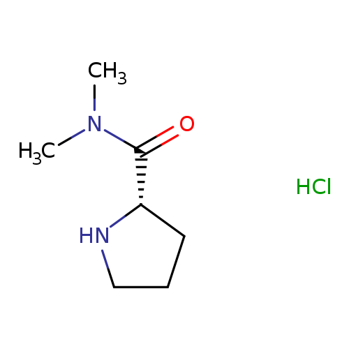 2-Pyrrolidinecarboxamide, N,N-dimethyl-, hydrochloride (1:1), (2S)-