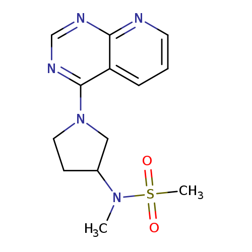 N-methyl-N-(1-{pyrido[2,3-d]pyrimidin-4-yl}pyrrolidin-3-yl)methanesulfonamide
