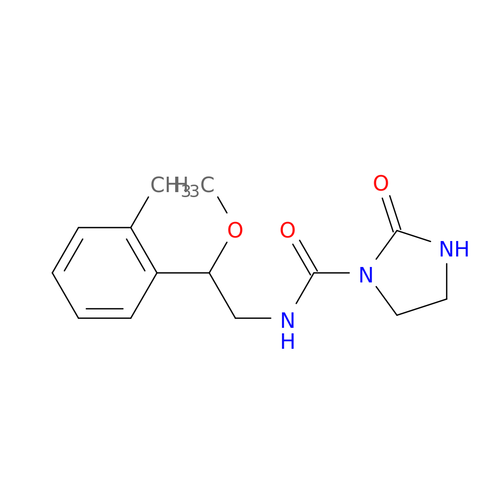 N-[2-methoxy-2-(2-methylphenyl)ethyl]-2-oxoimidazolidine-1-carboxamide