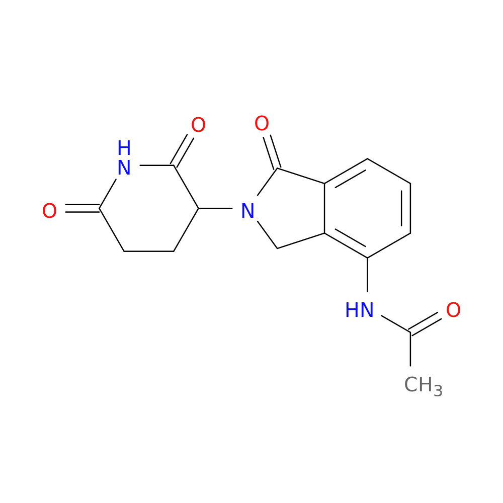 N-[2-(2,6-Dioxo-3-piperidinyl)-2,3-dihydro-1-oxo-1H-isoindol-4-yl]-acetamide