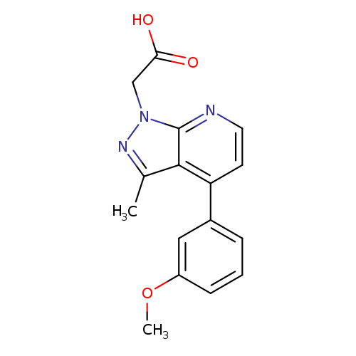 2-(4-(3-Methoxyphenyl)-3-methyl-1H-pyrazolo[3,4-b]pyridin-1-yl)acetic acid