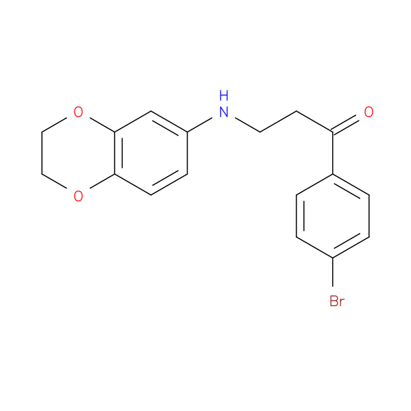 1-(4-Bromophenyl)-3-((2,3-dihydrobenzo[b][1,4]dioxin-6-yl)amino)propan-1-one