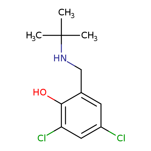 2-[(tert-butylamino)methyl]-4,6-dichlorophenol