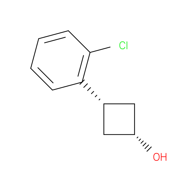 (1s,3s)-3-(2-chlorophenyl)cyclobutan-1-ol