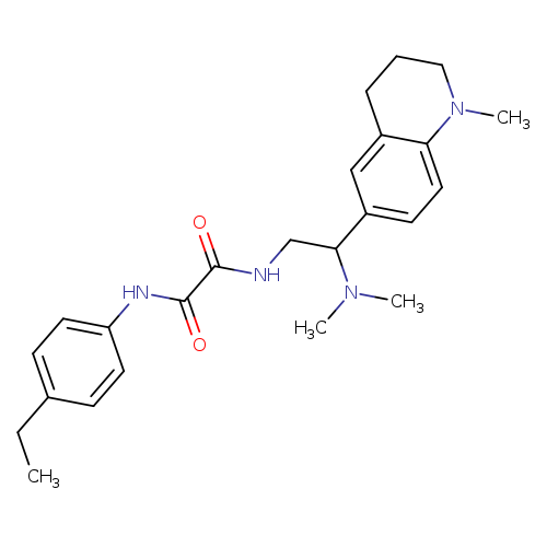 N-[2-(dimethylamino)-2-(1-methyl-1,2,3,4-tetrahydroquinolin-6-yl)ethyl]-N'-(4-ethylphenyl)ethanediamide