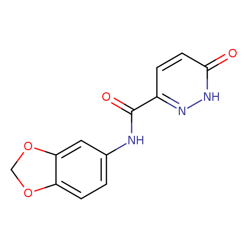 3-Pyridazinecarboxamide,N-1,3-benzodioxol-5-yl-1,6-dihydro-6-oxo-(9CI)