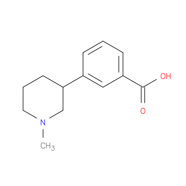 3-(1-Methylpiperidin-3-yl)benzoic acid
