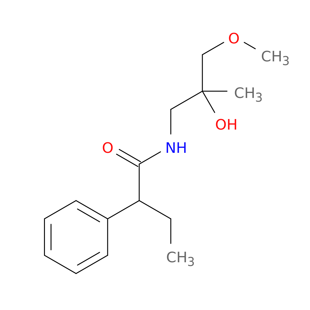 N-(2-hydroxy-3-methoxy-2-methylpropyl)-2-phenylbutanamide