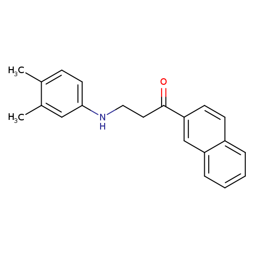 3-((3,4-Dimethylphenyl)amino)-1-(naphthalen-2-yl)propan-1-one