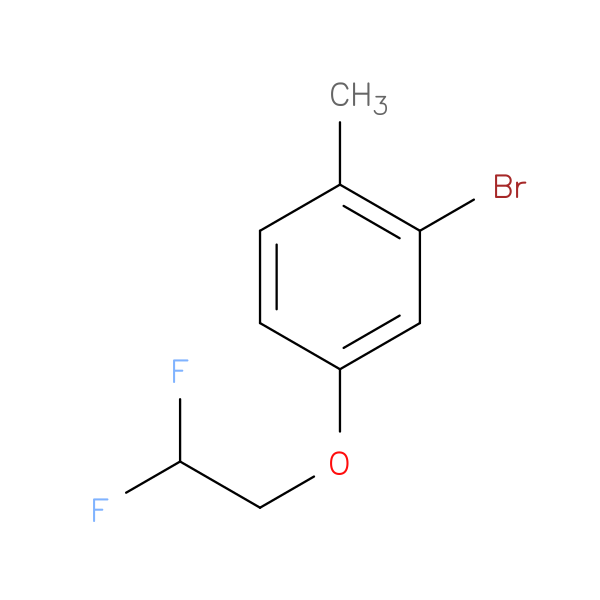 2-bromo-4-(2,2-difluoroethoxy)-1-methylbenzene
