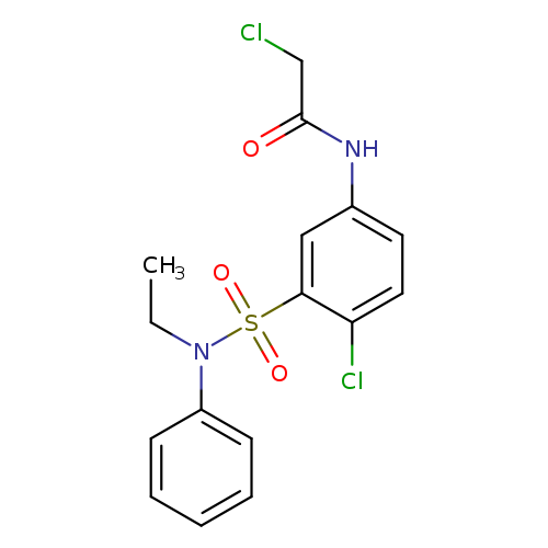 2-chloro-N-{4-chloro-3-[ethyl(phenyl)sulfamoyl]phenyl}acetamide