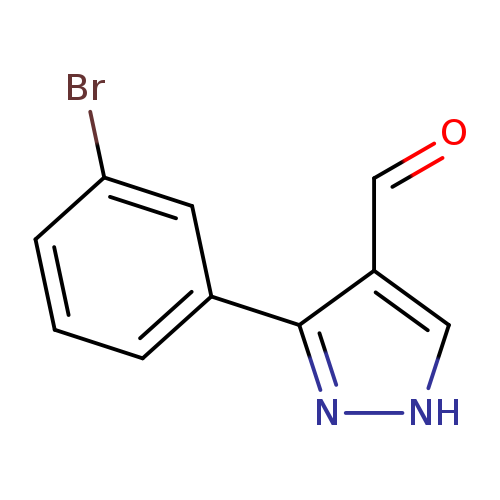 3-(3-Bromophenyl)-1h-pyrazole-4-carbaldehyde