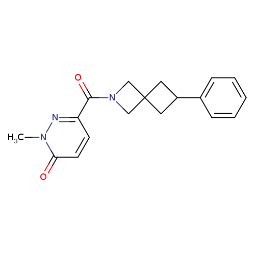 2-methyl-6-{6-phenyl-2-azaspiro[3.3]heptane-2-carbonyl}-2,3-dihydropyridazin-3-one