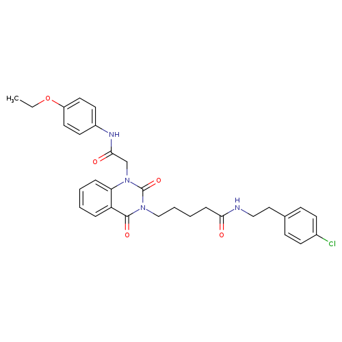 N-[2-(4-chlorophenyl)ethyl]-5-(1-{[(4-ethoxyphenyl)carbamoyl]methyl}-2,4-dioxo-1,2,3,4-tetrahydroquinazolin-3-yl)pentanamide