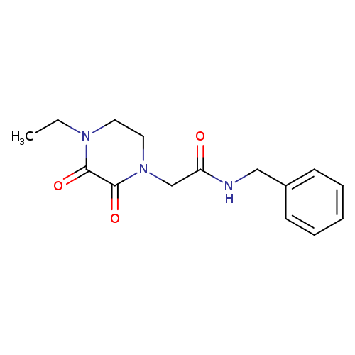 N-benzyl-2-(4-ethyl-2,3-dioxopiperazin-1-yl)acetamide