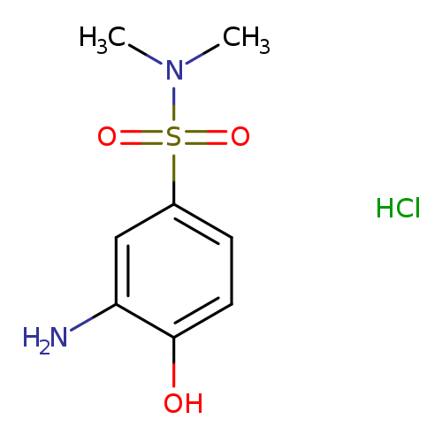 3-amino-4-hydroxy-N,N-dimethylbenzenesulphonamide monohydrochloride