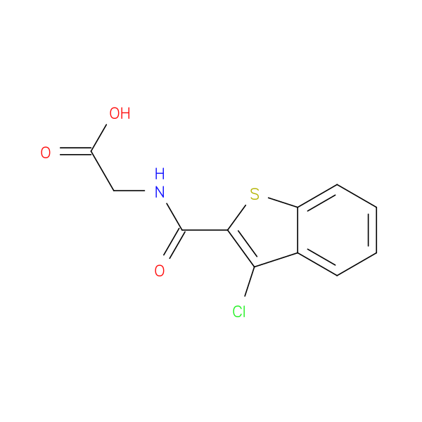 [(3-CHLORO-BENZO[B]THIOPHENE-2-CARBONYL)-AMINO]-ACETIC ACID