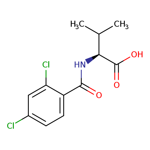 (2S)-2-[(2,4-dichlorophenyl)formamido]-3-methylbutanoic acid