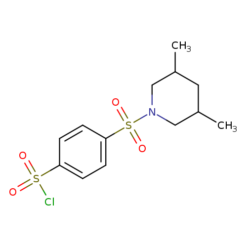 4-[(3,5-dimethylpiperidin-1-yl)sulfonyl]benzene-1-sulfonyl chloride