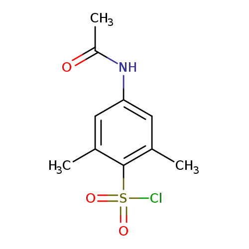 4-acetamido-2,6-dimethylbenzene-1-sulfonyl chloride