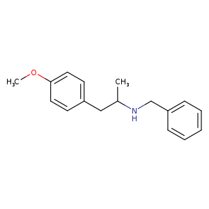 Benzeneethanamine, 4-methoxy-a-methyl-N-(phenylmethyl)-