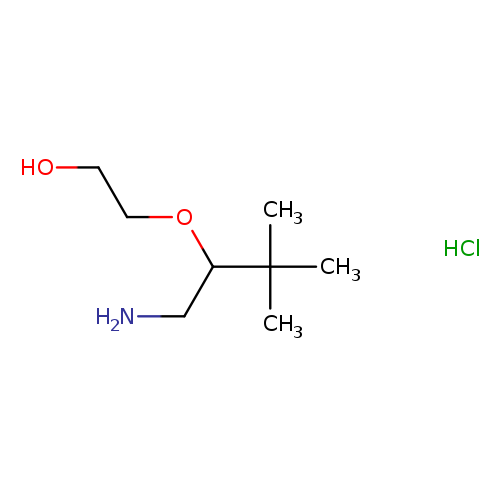 2-[(1-amino-3,3-dimethylbutan-2-yl)oxy]ethan-1-olhydrochloride