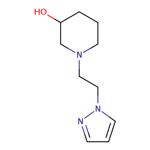 1-[2-(1H-pyrazol-1-yl)ethyl]piperidin-3-ol
