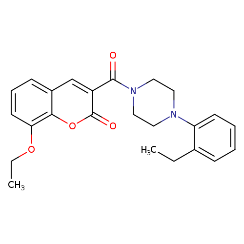 8-ethoxy-3-[4-(2-ethylphenyl)piperazine-1-carbonyl]-2H-chromen-2-one