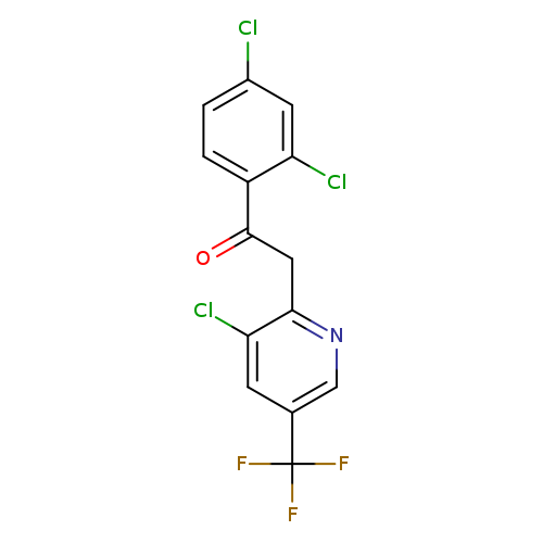 2-[3-chloro-5-(trifluoromethyl)pyridin-2-yl]-1-(2,4-dichlorophenyl)ethan-1-one
