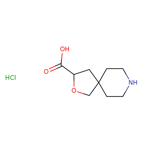 2-oxa-8-azaspiro[4.5]decane-3-carboxylic acid hydrochloride