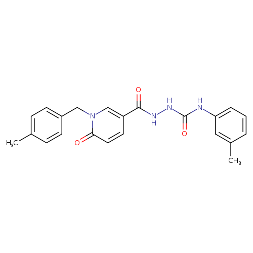 N-{[(3-methylphenyl)carbamoyl]amino}-1-[(4-methylphenyl)methyl]-6-oxo-1,6-dihydropyridine-3-carboxamide