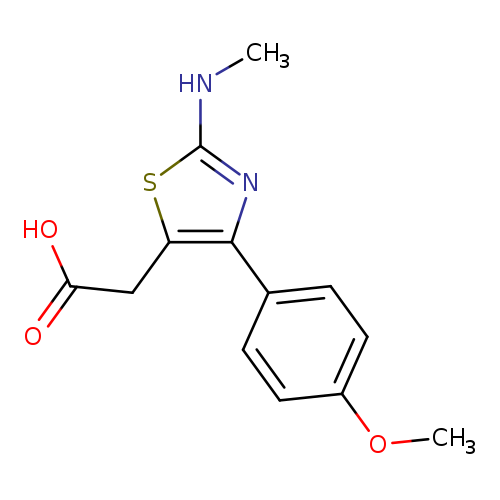 [4-(4-Methoxyphenyl)-2-(methylamino)-1,3-thiazol-5-yl]acetic acid