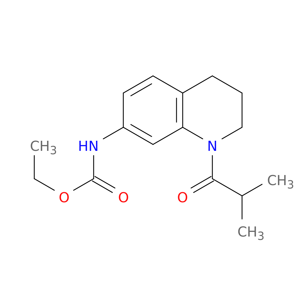 ethyl N-[1-(2-methylpropanoyl)-1,2,3,4-tetrahydroquinolin-7-yl]carbamate