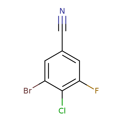 3-BROMO-4-CHLORO-5-FLUOROBENZONITRILE