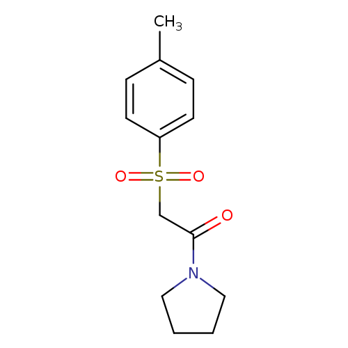 1-{[(4-methylphenyl)sulfonyl]acetyl}pyrrolidine