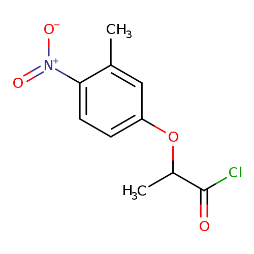 2-(3-Methyl-4-nitrophenoxy)propanoyl chloride