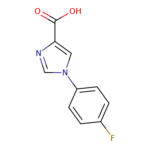 1H-Imidazole-4-carboxylic acid, 1-(4-fluorophenyl)-