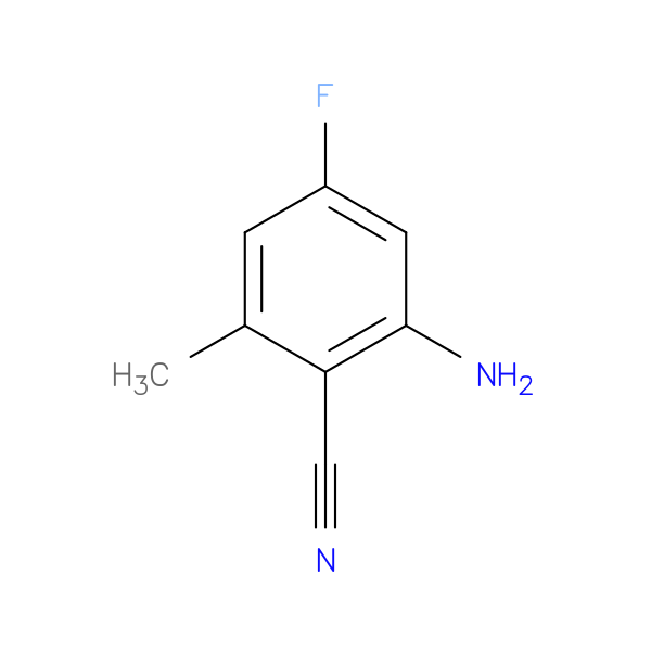 2-AMINO-4-FLUORO-6-METHYL-BENZONITRILE