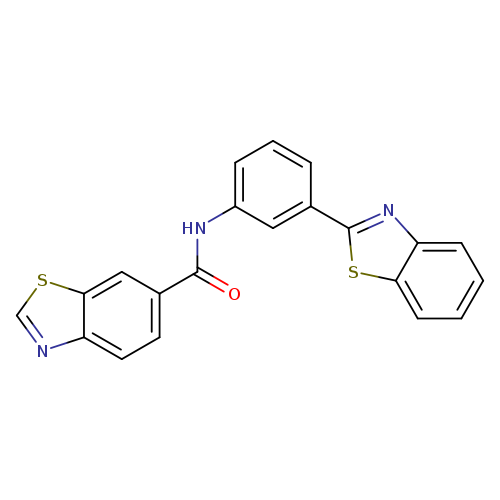N-[3-(1,3-benzothiazol-2-yl)phenyl]-1,3-benzothiazole-6-carboxamide