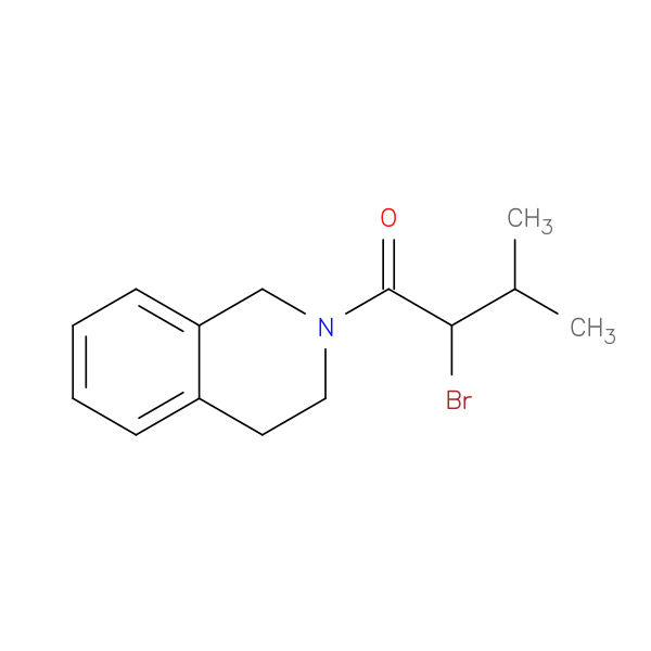 2-bromo-3-methyl-1-(1,2,3,4-tetrahydroisoquinolin-2-yl)butan-1-one