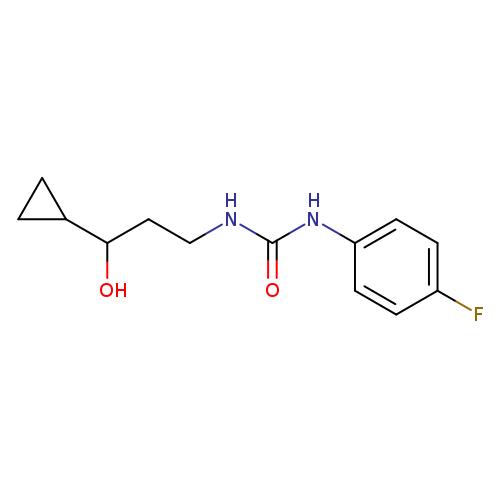 3-(3-cyclopropyl-3-hydroxypropyl)-1-(4-fluorophenyl)urea