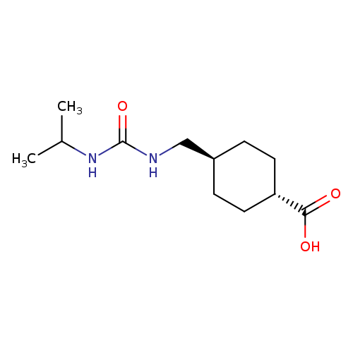 (1r,4r)-4-((3-Isopropylureido)methyl)cyclohexanecarboxylic acid