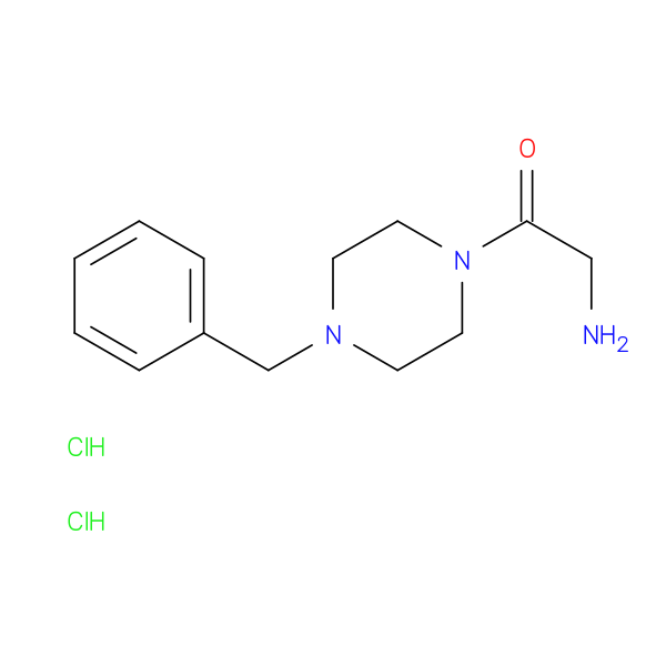 2-amino-1-(4-benzylpiperazin-1-yl)ethan-1-one dihydrochloride