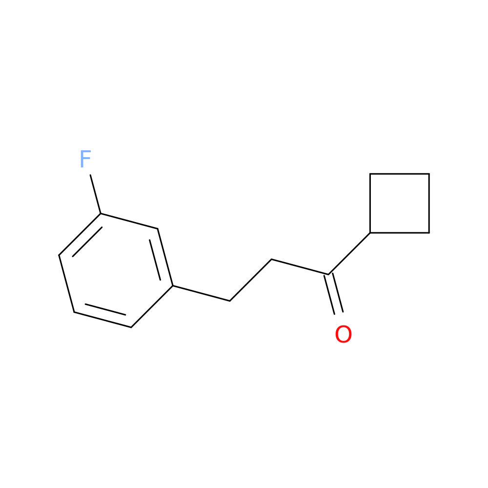 Cyclobutyl 2-(3-fluorophenyl)ethyl ketone