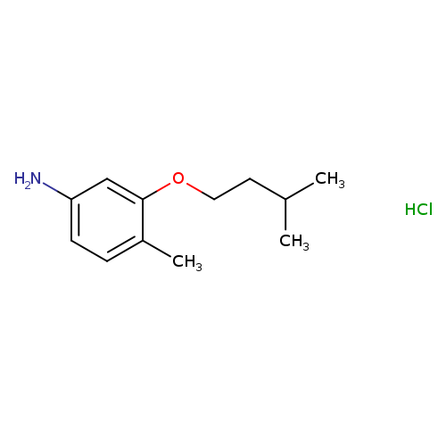 4-methyl-3-(3-methylbutoxy)aniline hydrochloride