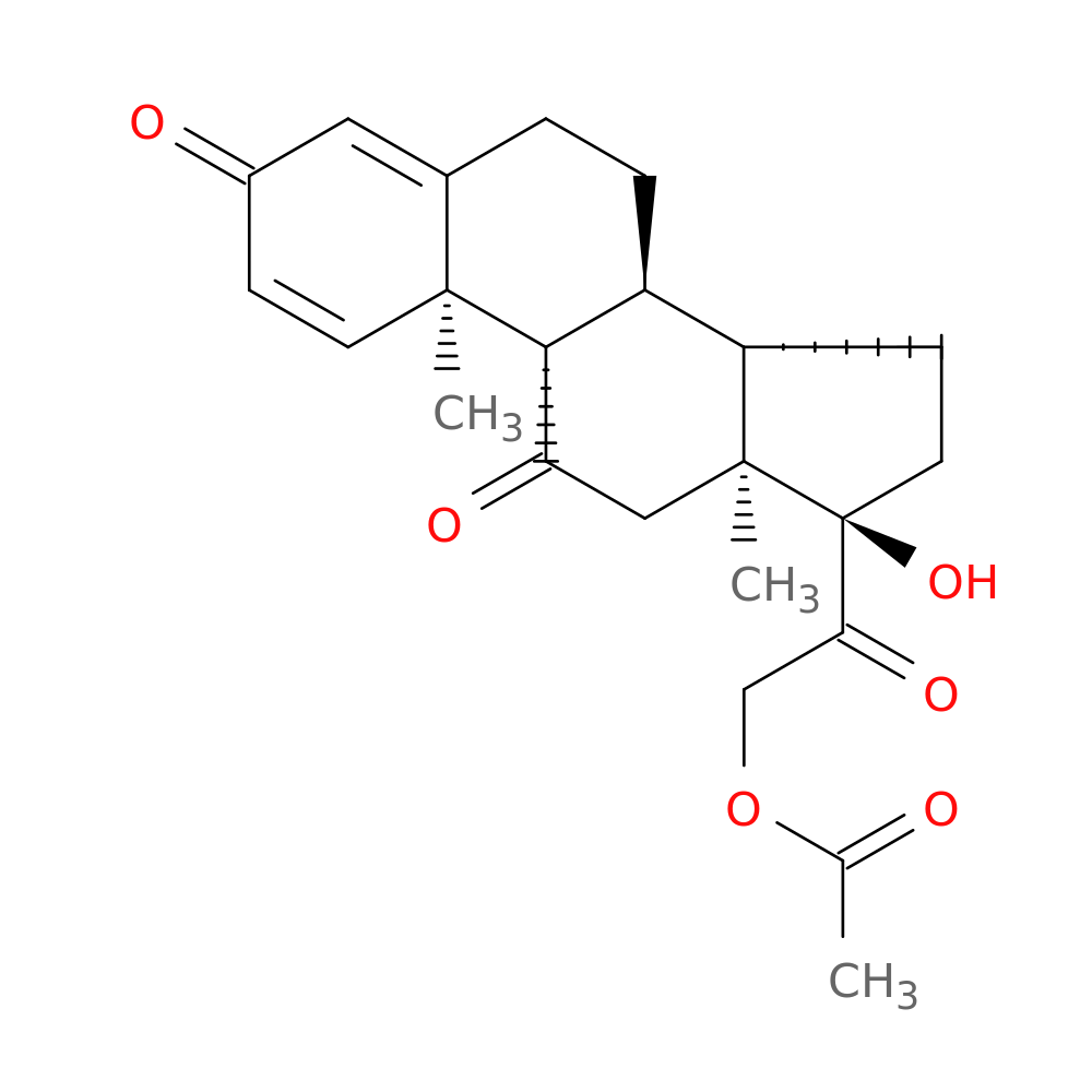 21-(Acetyloxy)-17-hydroxypregna-1,4-diene-3,11,20-trione
