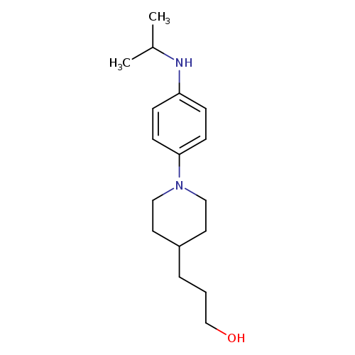 3-(1-(4-(Isopropylamino)phenyl)piperidin-4-yl)propan-1-ol