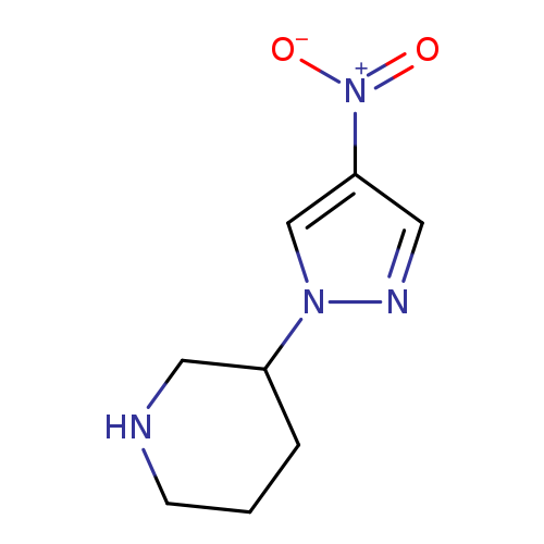 3-(4-Nitro-1H-pyrazol-1-yl)piperidine