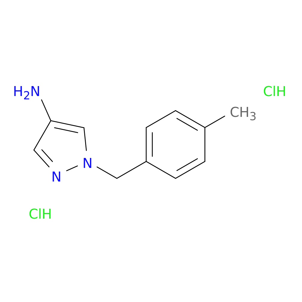 1-[(4-methylphenyl)methyl]-1H-pyrazol-4-amine dihydrochloride